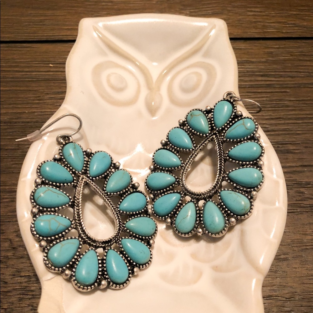 Turquoise Cowgirl Earrings